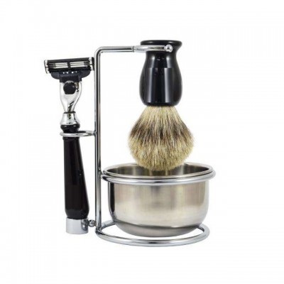 Shaving Brush Set With Stand Shaving Stand Stainless Steel Shaving Set Stand